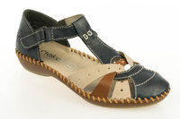 Sandały RIEKER M1655 blau kombi